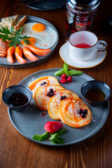 food and glass