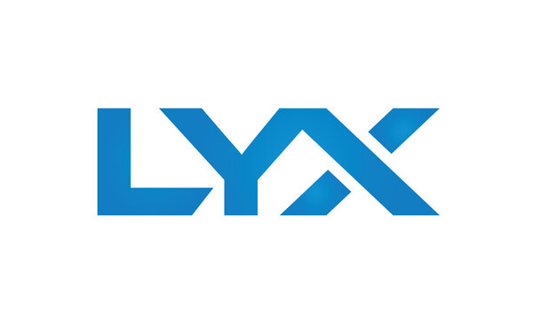 Connected LYX Letters logo Design Linked Chain logo Concept	