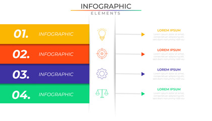 Education infographic elements concept design vector with icons. Business workflow network project template for presentation and report.