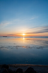 Fototapeta premium 北海道 ノシャップ岬の夕暮れ