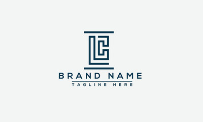 Logo design letter LC . Elegant modern. Vector template.