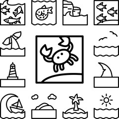 Tattoo needles icon in a collection with other items