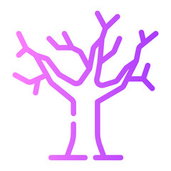 Tree gradient icon