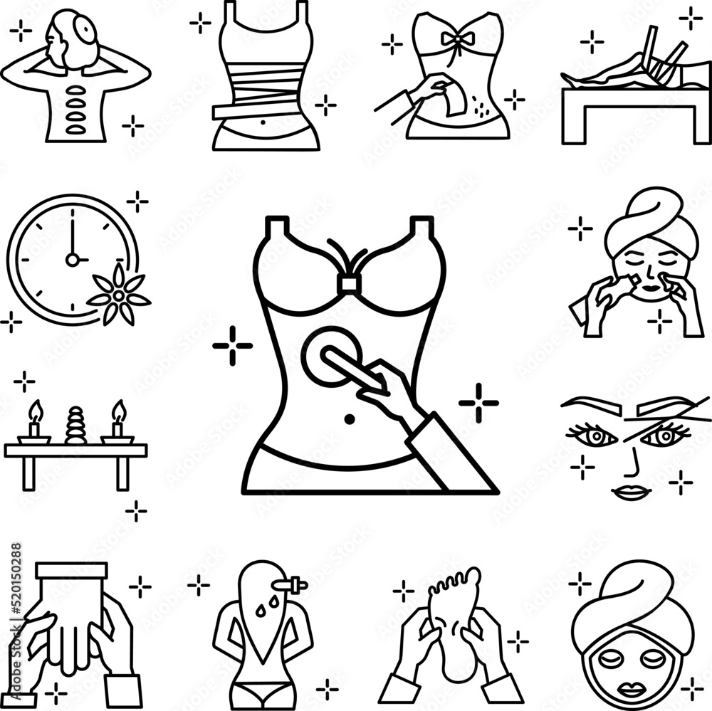 Poster infrared icon in a collection with other items