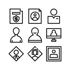 account icon or logo isolated sign symbol vector illustration - high quality black style vector icons
