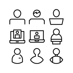 account icon or logo isolated sign symbol vector illustration - high quality black style vector icons
