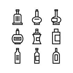 bottle icon or logo isolated sign symbol vector illustration - high quality black style vector icons
