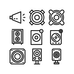 speaker icon or logo isolated sign symbol vector illustration - high quality black style vector icons
