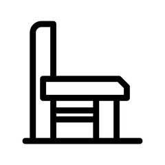 chair icon or logo isolated sign symbol vector illustration - high quality black style vector icons
