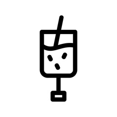 juice icon or logo isolated sign symbol vector illustration - high quality black style vector icons
