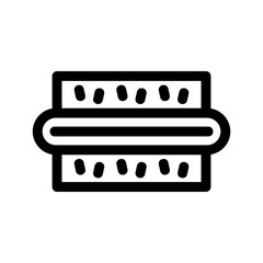 sausage icon or logo isolated sign symbol vector illustration - high quality black style vector icons
