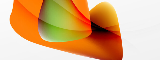 Abstract background. Fluid gradient color wave template for wallpaper, banner, background or landing