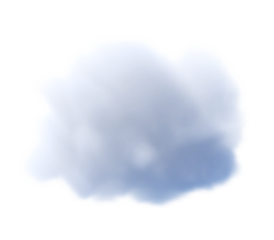 Fluffy transparent alpha soft soft cloud background image in a sunny day on blue background - Sky on a sunny day with cloud design - Smoke effect