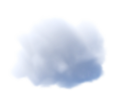 Fluffy transparent alpha soft soft cloud background image in a sunny day on blue background - Sky on a sunny day with cloud design - Smoke effect
