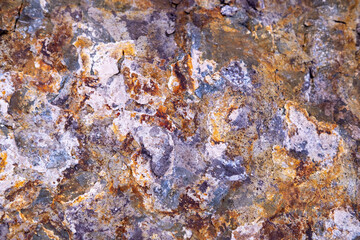 Natural stone texture background, dark stone with red spots for ceramic walls and floors, dark brown color, with shades of gray.