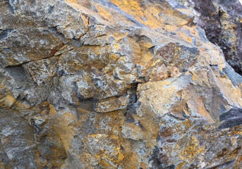 Natural stone texture background, dark stone with red spots for ceramic walls and floors, dark brown color, with shades of gray.