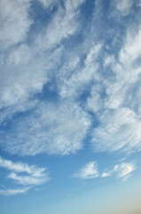 blue sky with clouds