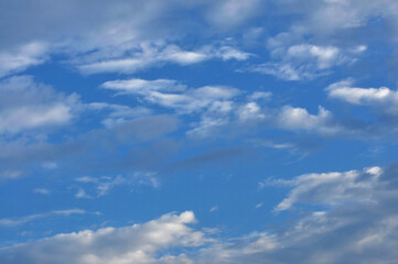 blue sky with clouds