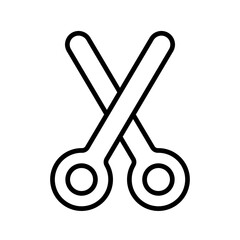 Scissors icon. cutting sign. vector illustration
