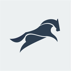 horse silhouette logo