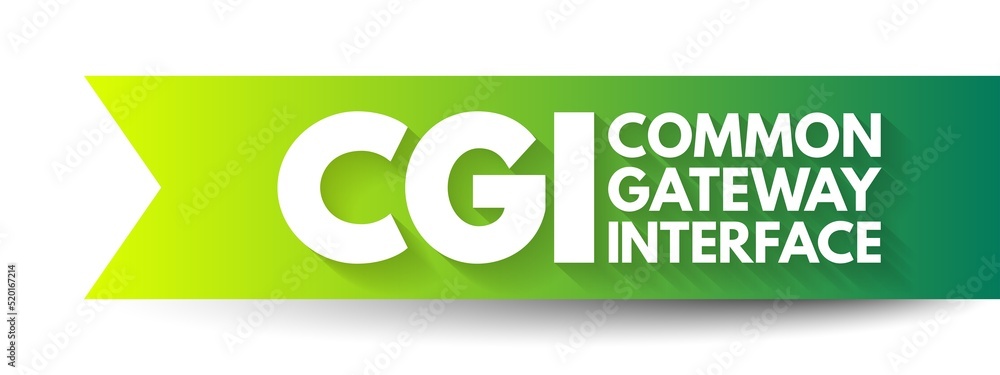 Poster cgi common gateway interface - provides the middleware between www servers and external databases an
