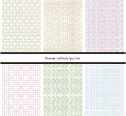Korean traditional pattern