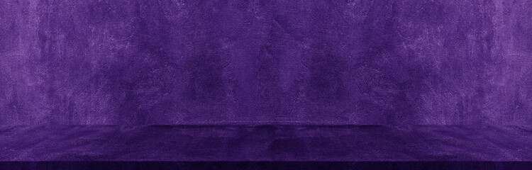 purple room background wide horizontal decorative cement wall with abstract wallpaper background