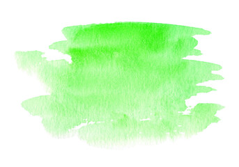 Green brush strokes watercolor background