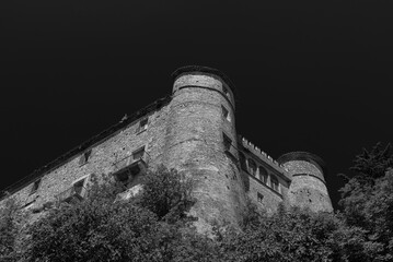 Carpinone, Molise, Isernia. Caldora castle.