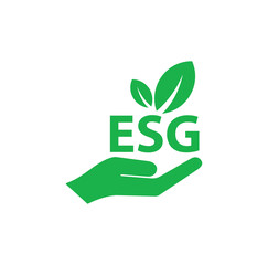 esg icon on white background