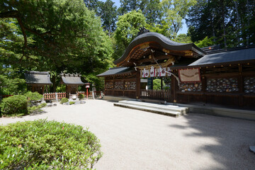Obraz premium 鷺森神社 本殿 京都市左京区修学院