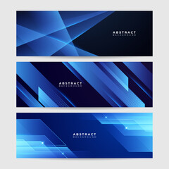 abstract technology particles lines mesh background. blue technology digital banner design