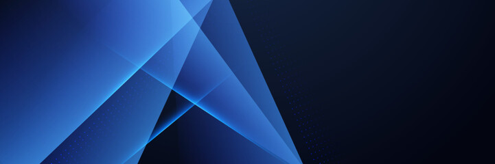 abstract technology particles lines mesh background. blue technology digital banner design