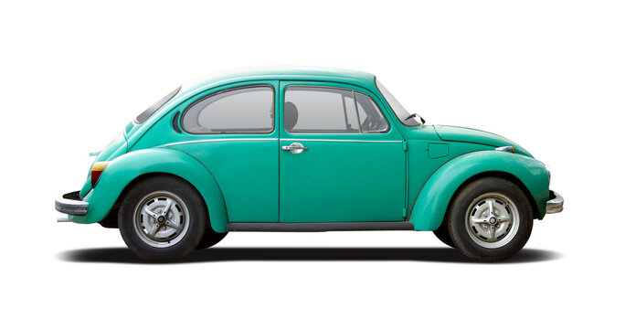 Vw beetle classic isolated on white background, 18 June 2014, Thessaloniki, Greece	