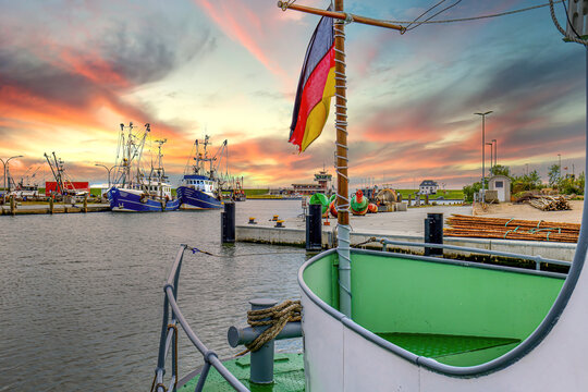 Hafen B&uuml;sum Nordsee