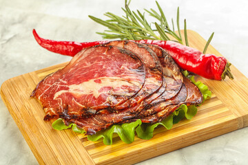 Dried pork neck meat snack