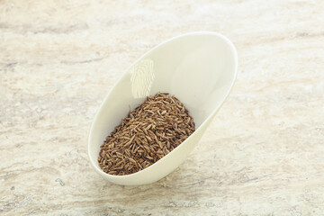 Zira seeds in the bowl