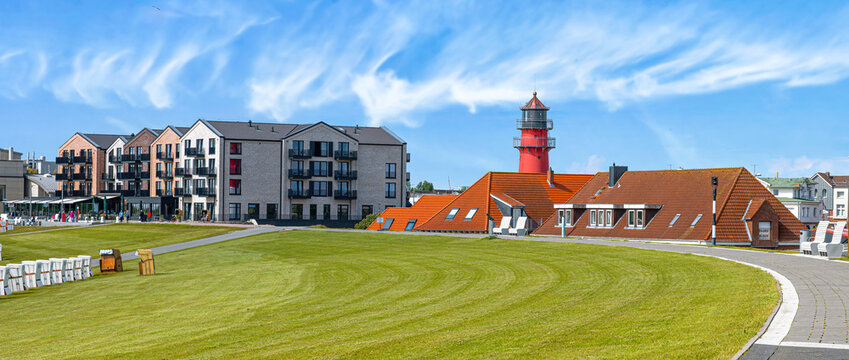 Deichanlage in B&uuml;sum(Nordsee)