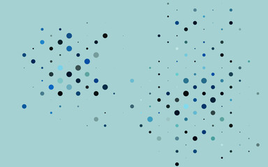 Light BLUE vector backdrop with dots.