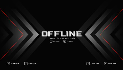 offline gaming clack banner design