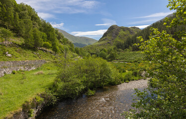 Fototapeta na wymiar Die schottischen Highlands
