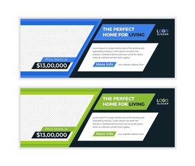 Corporate business social media cover banner 