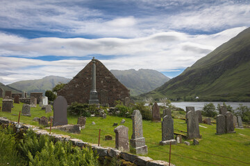 Ein alter schottischer Friedhof