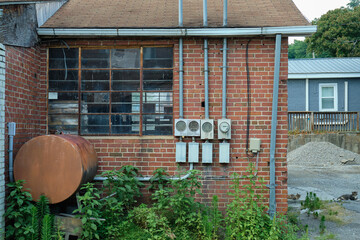 Old Industrial Walls And Doors