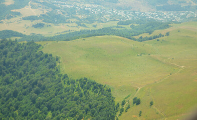 Obraz premium Beautiful view forest in a land. Armenia