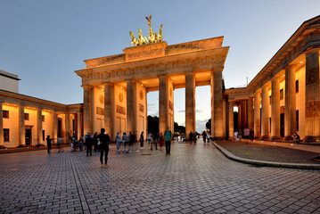 Brandenburg Gate (Brandenburger Tor) Berlin, Germany. 