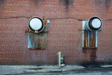 Old Industrial Walls And Doors