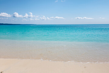 Fototapeta na wymiar Carbonate (White) Sand Beach | Kalapathar Beach | Havelock Islands | Andaman & Nicobar Islands | 2022 | Series: Colors of Silence