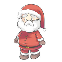 サンタクロースのイラスト　キャラクター