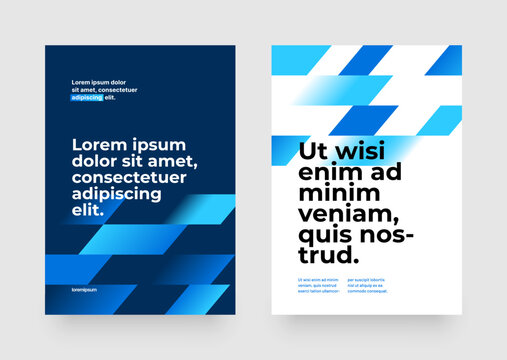 Vector layout template design for sports event, companies or any business related. Design with abstract flying shapes.